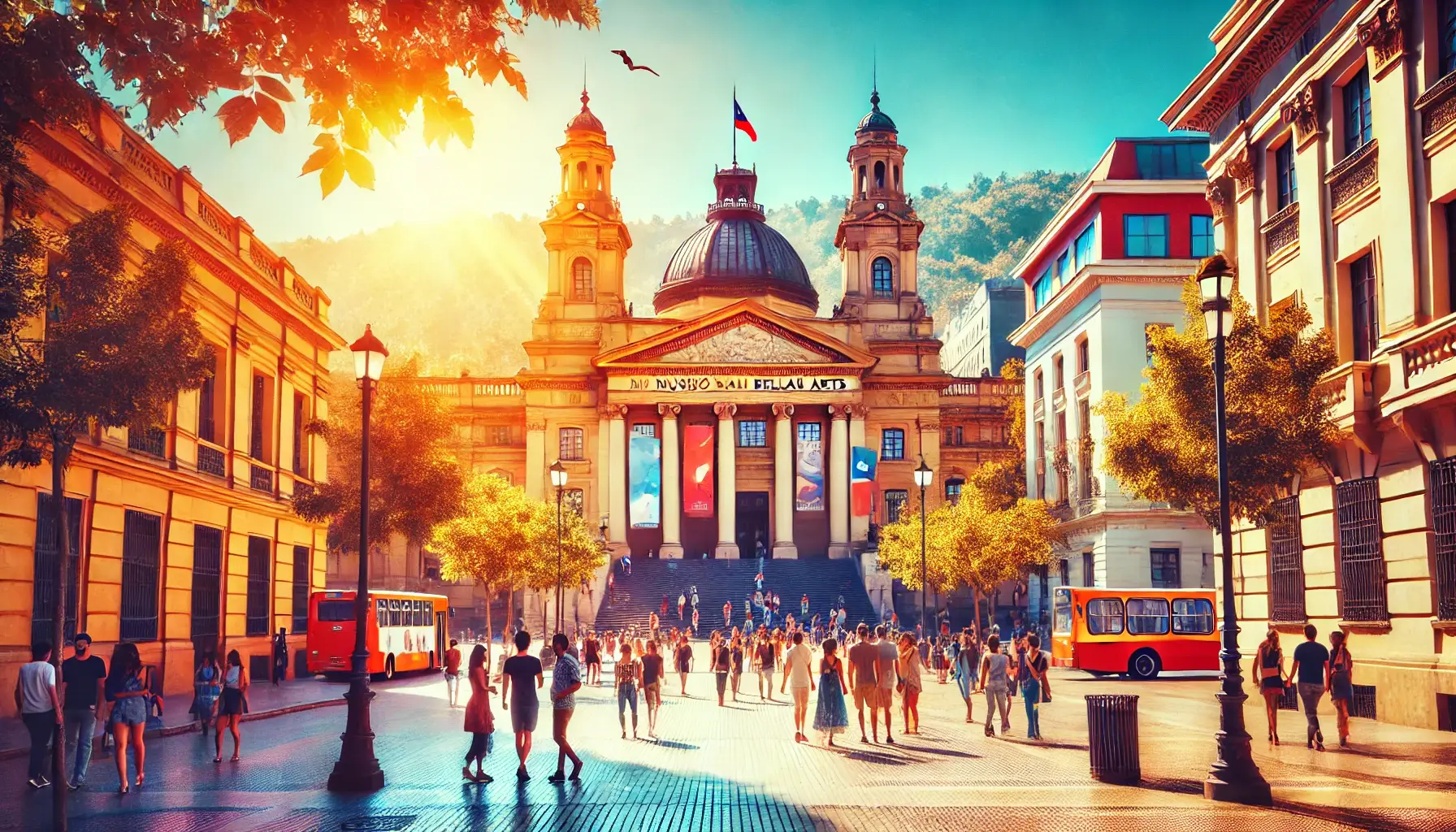 Explore a cultura de Santiago neste verão. Descubra bairros e museus únicos com os traslados seguros da Grupo Futuro